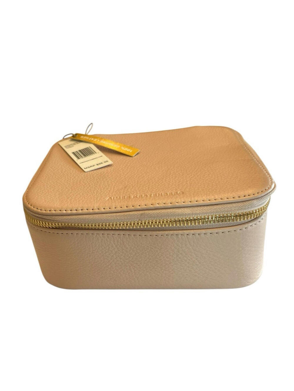 Aimee Kestenberg 4 Pc Leather Travel Organizer Jewelry Box Makeup Case NWT FLAW